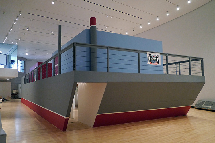 Barge Prototype Back View